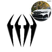 Странични добавки предна броня BMW 3 G20 LCI M Sport 2023+, гланц черен – DBa957